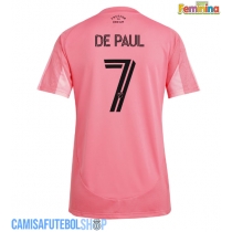 Camisa de time de futebol Inter Miami Rodrigo De Paul #7 Replicas 1º Equipamento Feminina 2025-26 Manga Curta